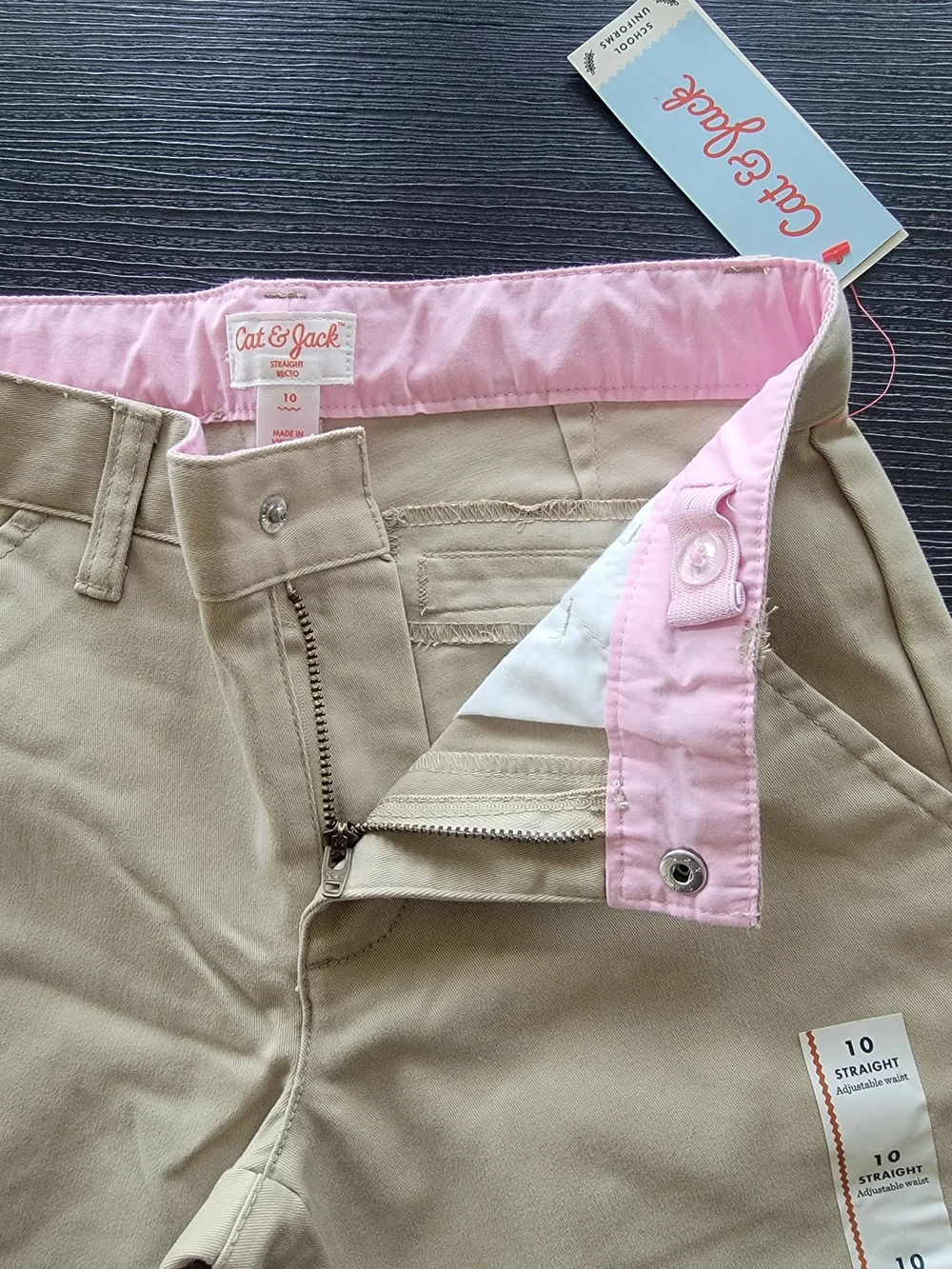 SET Of 2 Cat & Jack School Uniform, Shirt & Pants Size L(10/12) ($26)
